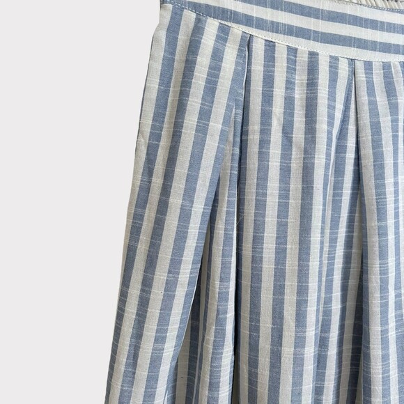 Max Studio High Low Striped Skirt Size Small - Picture 4 of 7
